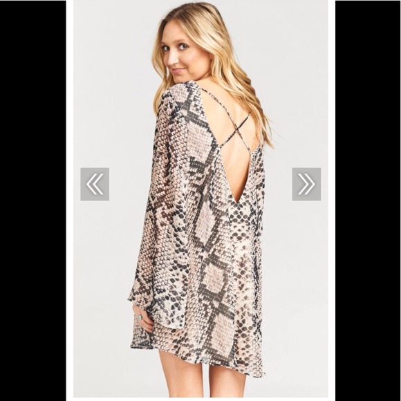 Joni Flow Dress in “Boho Blue Bouquet” - Picture 3 of 5